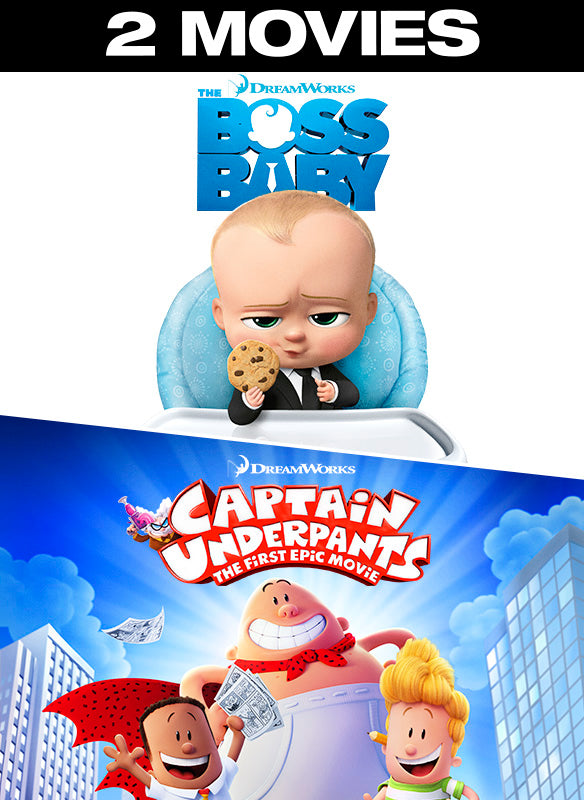 The Boss Baby/Captain Underpants 2-Movie Collection